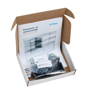 152 cm hyllykkö / laatikosto avohyllyillä