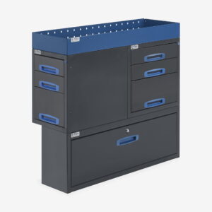 100 CM PÄÄDYSTÄ AUKEAVA HYLLYKKÖ LAATIKOSTO VETOLAATIKOILLA KAPEA ALAKAAPPI, KORKEUS 96 CM