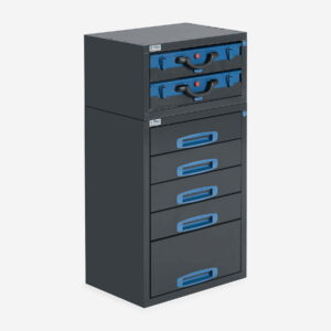 50 cm Laatikosto / Salkkuteline