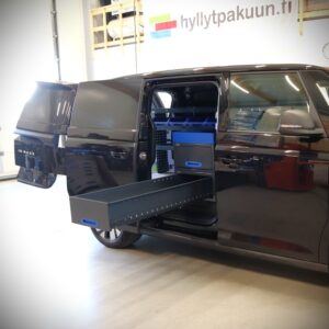 Pitkä Vetolaatikosto pakettiautoon (1-laat.)