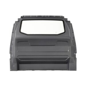 Mukavuusväliseinä Ford Transit Custom 2024 lasikuituisella takapinnalla ja isolla ikkunalla